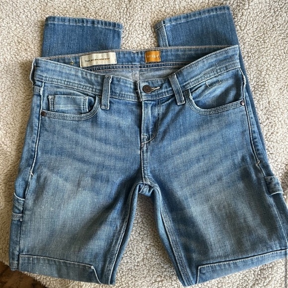 PILCRO And The Letterpress Utility High Paint Spatter Carpenter Jeans 24 Petite - Picture 10 of 10